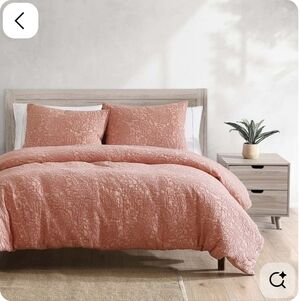 Better Homes & Gardens Terracotta Tonal Matelasse Duvet Cover Full/Queen